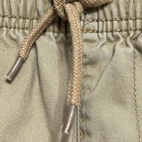 Lucky Brand  Boys Large Khaki Chino Shorts Elastic & Drawstring Waist - Picture 3 of 5